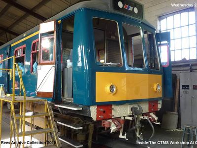 27th March 2019. Inside the workshop of CTMS. 108 coach 54271 receiving a general overhaul.